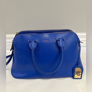 Lauren Ralph Lauren Cobalt Shoulder Purse